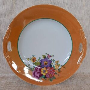 Vintage suur oranz taldrik