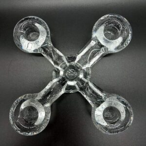 Sweden Art Glass- Küünlajalg 5 küünladele